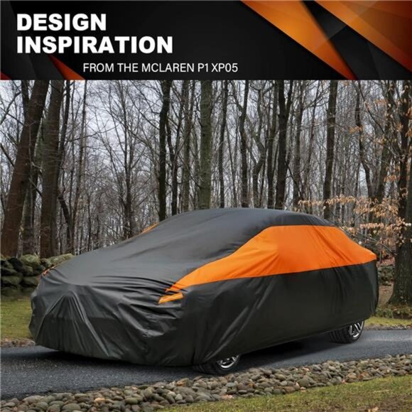 Car Cover for Automobiles All Weather Waterproof, Universal Fit Sedan Dodge - Picture 5 of 7